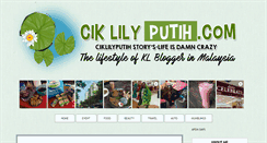 Desktop Screenshot of ciklilyputih.com